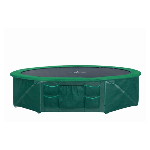 Garlando sikkerhedsdækken med lommer 305 cm i grøn